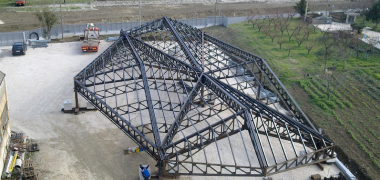 Steel airport roof - Cameroon